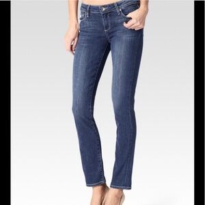 PAIGE Skyline Ankle Peg Jeans Denim Womens Sz 30